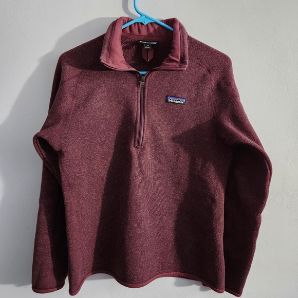 Patagonia Jackets & Blazers - Patagonia Better Sweater 1/4 Zip Fleece Burgundy Sz M